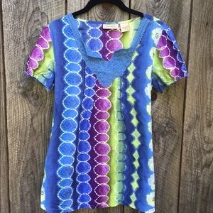 🌞🌛✨Hippie Chick Batik Design Top!